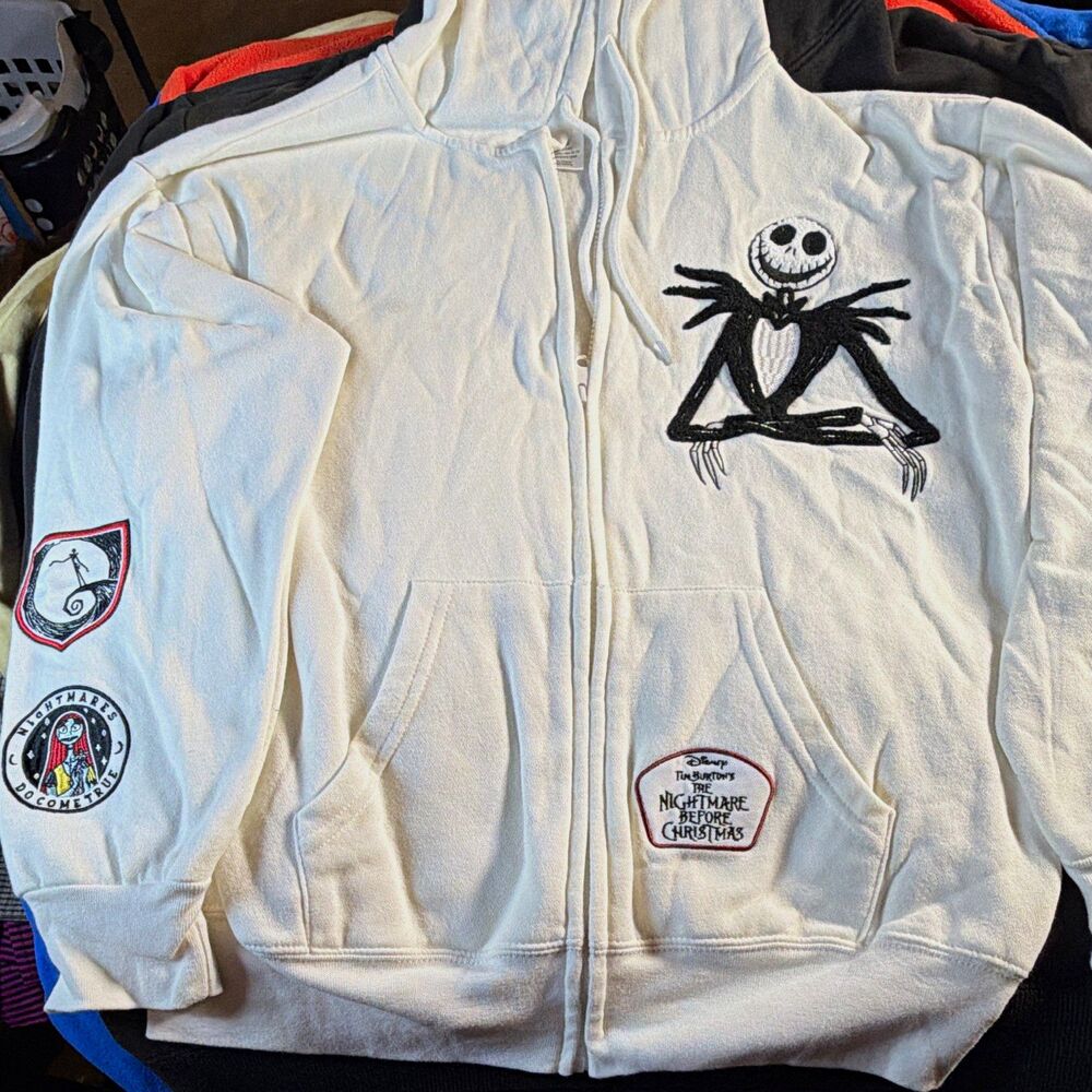 Bundle Nightmare Before Christmas Hoodie Ivory Women S with New 8.5 size shoes